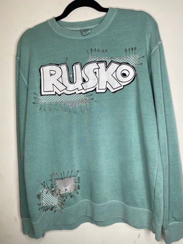 light blue rusko crew neck